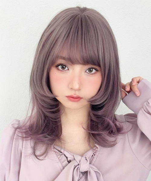 Brightlele(ブライトララ)の「「 キャンディモアレイヤー 」 ウィッグ ロング ミディアム レイヤー セミロング 可愛い(ウィッグ・レディース・その他8/その他5/その他3/その他2/その他4/その他6/その他1/その他7・フリー)」の6枚目の写真
