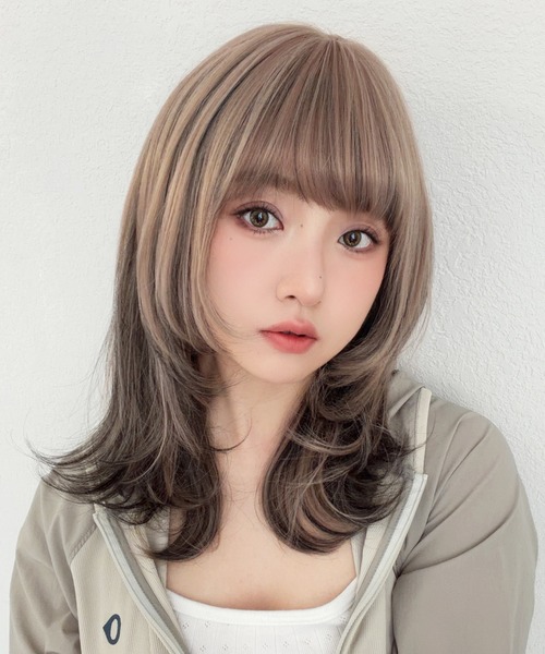 Brightlele(ブライトララ)の「「 キャンディモアレイヤー 」 ウィッグ ロング ミディアム レイヤー セミロング 可愛い(ウィッグ・レディース・その他8/その他5/その他3/その他2/その他4/その他6/その他1/その他7・フリー)」の7枚目の写真