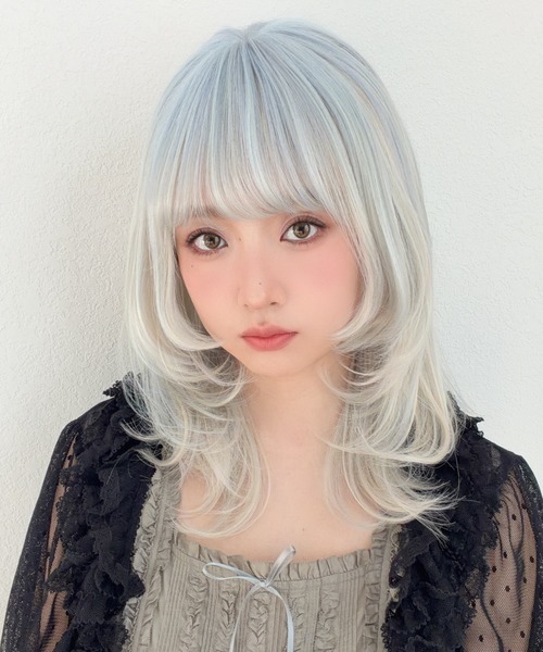 Brightlele(ブライトララ)の「「 キャンディモアレイヤー 」 ウィッグ ロング ミディアム レイヤー セミロング 可愛い(ウィッグ・レディース・その他8/その他5/その他3/その他2/その他4/その他6/その他1/その他7・フリー)」の11枚目の写真