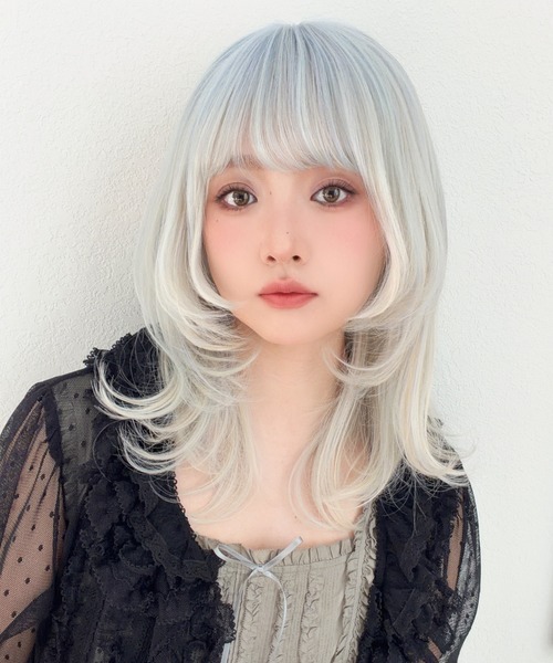 Brightlele(ブライトララ)の「「 キャンディモアレイヤー 」 ウィッグ ロング ミディアム レイヤー セミロング 可愛い(ウィッグ・レディース・その他8/その他5/その他3/その他2/その他4/その他6/その他1/その他7・フリー)」の12枚目の写真