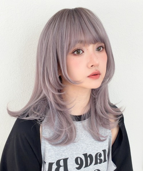 Brightlele(ブライトララ)の「「 キャンディモアレイヤー 」 ウィッグ ロング ミディアム レイヤー セミロング 可愛い(ウィッグ・レディース・その他8/その他5/その他3/その他2/その他4/その他6/その他1/その他7・フリー)」の15枚目の写真