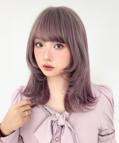 Brightlele(ブライトララ)の「「 キャンディモアレイヤー 」 ウィッグ ロング ミディアム レイヤー セミロング 可愛い(ウィッグ・レディース・その他8/その他5/その他3/その他2/その他4/その他6/その他1/その他7・フリー)」の20枚目の写真