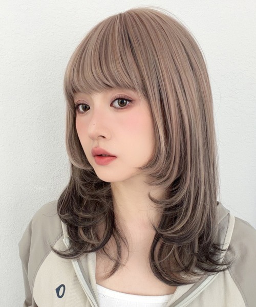 Brightlele(ブライトララ)の「「 キャンディモアレイヤー 」 ウィッグ ロング ミディアム レイヤー セミロング 可愛い(ウィッグ・レディース・その他8/その他5/その他3/その他2/その他4/その他6/その他1/その他7・フリー)」の22枚目の写真