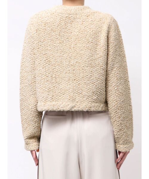 LAGUNAMOON(ラグナムーン)の「ミックスヤーンノーカラーニットカーディガン(カーディガン/ボレロ・レディース・ベージュ/ネイビー/オレンジ・FREE)」の19枚目の写真