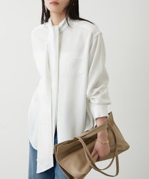 LOUNGEDRESS | ライトデニムボウタイブラウス(シャツ/ブラウス)