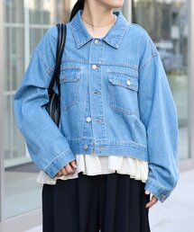 FRIPIER（フリピエ）の「《FRIPIER》クロップドGジャン（デニムジャケット）」