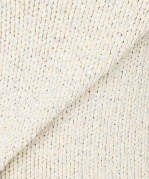 B.C STOCK（ベーセーストック）の「手洗い可 / MIXラメニットベスト（ベスト・レディース・ホワイト/ブラック・FREE）」の16枚目の写真