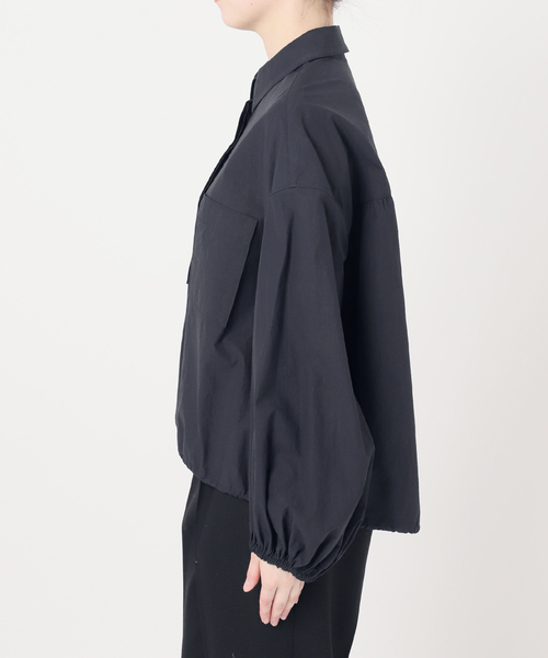 VERMEIL par iena(ヴェルメイユパーイエナ)の「Drawstring シャツ(シャツ/ブラウス・レディース・ホワイト/ネイビー・FREE)」の22枚目の写真