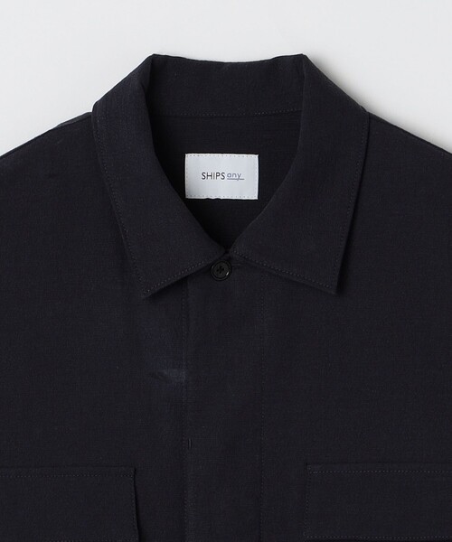 SHIPS any: コットン/ナイロン ワッシャー BDU シャツ ジャケット
