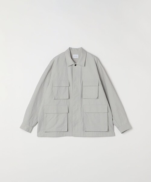 SHIPS any: コットン/ナイロン ワッシャー BDU シャツ ジャケット