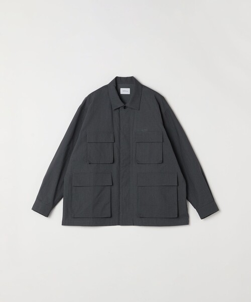 SHIPS any: コットン/ナイロン ワッシャー BDU シャツ ジャケット