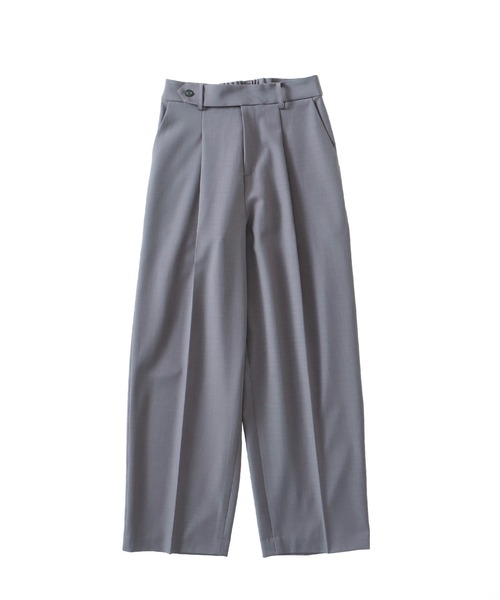 DRESSLAVE(ドレスレイブ)の「B7 / dry gaba slacks pants(ドライギャバスラックスパンツ)(スラックス・レディース・グレー/ベージュ・36/38)」の2枚目の写真