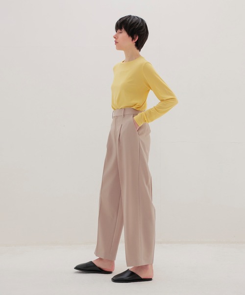 DRESSLAVE(ドレスレイブ)の「B7 / dry gaba slacks pants(ドライギャバスラックスパンツ)(スラックス・レディース・グレー/ベージュ・36/38)」の8枚目の写真