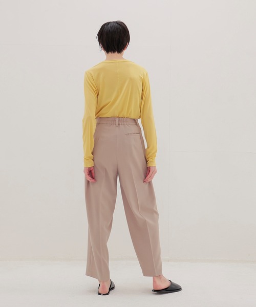 DRESSLAVE(ドレスレイブ)の「B7 / dry gaba slacks pants(ドライギャバスラックスパンツ)(スラックス・レディース・グレー/ベージュ・36/38)」の9枚目の写真