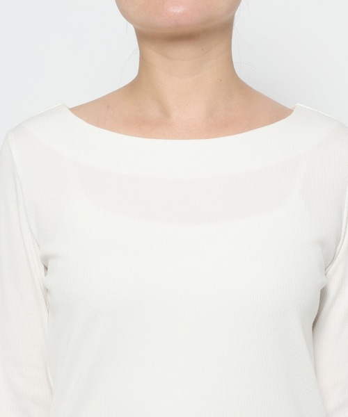 LAKOLE（ラコレ）の「袖レースレイヤード長袖 / 654805（Tシャツ/カットソー・レディース・イエロー/ブラック/オフホワイト・FREE）」の17枚目の写真