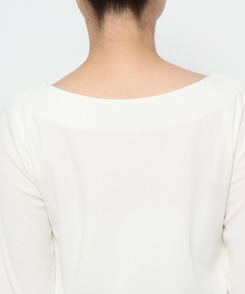 LAKOLE（ラコレ）の「袖レースレイヤード長袖 / 654805（Tシャツ/カットソー・レディース・イエロー/ブラック/オフホワイト・FREE）」の20枚目の写真