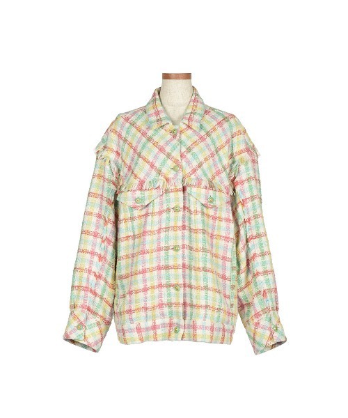 KEITA MARUYAMA(ケイタマルヤマ)の「Slabcheck Tweed JK(その他アウター・レディース・マルチ・MEDIUM/SMALL)」の6枚目の写真