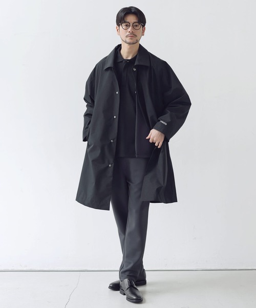 SPU（スプ）の「【セットアップ 2点セット】【抗シワ・抗ピリング・ウォッシャブル】ハイポンチノーカラージャケット＆イージーパンツ セットアップ（セットアップ・メンズ・ブラック/グレー/チャコール/ネイビー/ダークブラウン/グレー系・S/M/L/XL）」の22枚目の写真