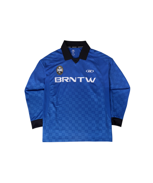 BORN TO WIN（ボーントゥウィン）の「MONOGRAM SOCCER JERSEY [BLUE]（Tシャツ/カットソー・レディース・その他・1/2/3）」の2枚目の写真