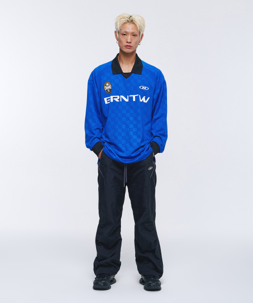 BORN TO WIN（ボーントゥウィン）の「MONOGRAM SOCCER JERSEY [BLUE]（Tシャツ/カットソー・レディース・その他・1/2/3）」の5枚目の写真