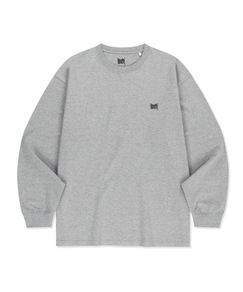 BROWNBREATH(ブラウンブレス)の「TAG OG LONGSLEEVE - MELANGE GREY(Tシャツ/カットソー・レディース・その他・SMALL/MEDIUM/LARGE/X-LARGE/2XL)」の2枚目の写真