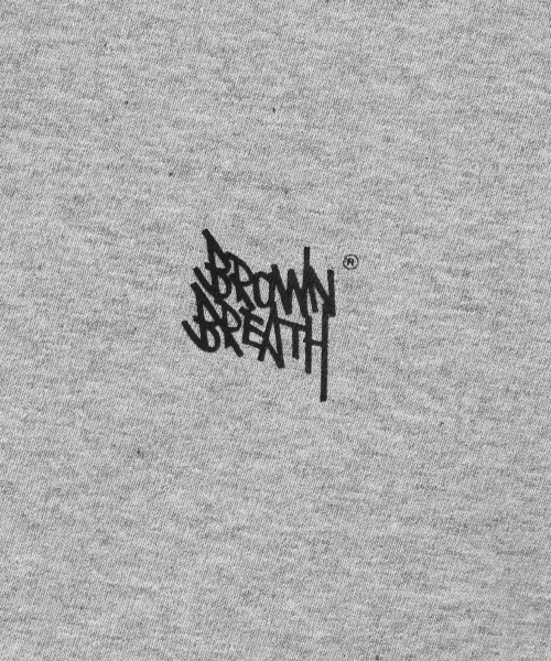 BROWNBREATH(ブラウンブレス)の「TAG OG LONGSLEEVE - MELANGE GREY(Tシャツ/カットソー・レディース・その他・SMALL/MEDIUM/LARGE/X-LARGE/2XL)」の3枚目の写真