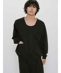 MIDIUMISOLID（ミディウミソリッド）の「MIDIUMISOLID Men’s コンプレッションZIPカーディガン（カーディガン/ボレロ）」