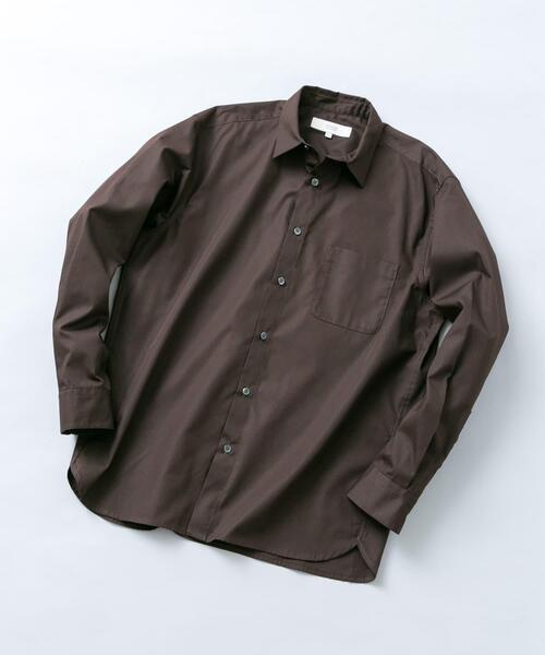 URBAN RESEARCH ROSSO MEN(アーバンリサーチロッソメン)の「『防シワ/防臭』アーバンリラックスブロードシャツ(シャツ/ブラウス・メンズ・ホワイト/カーキ/ライトブルー/チャコールグレー/ブルー/ネイビー/ブラウン/ストライプ・X-LARGE/LARGE/MEDIUM/SMALL)」の4枚目の写真