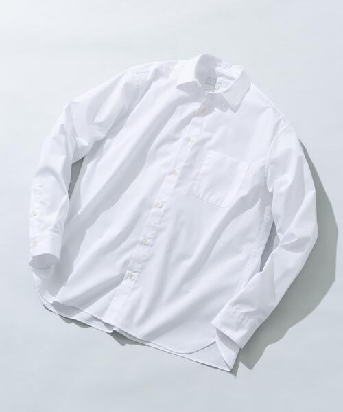 URBAN RESEARCH ROSSO MEN（アーバンリサーチロッソメン）の「『防シワ/防臭』アーバンリラックスブロードシャツ（シャツ/ブラウス・メンズ・ホワイト/カーキ/ライトブルー/チャコールグレー/ブルー/ネイビー・X-LARGE/LARGE/MEDIUM/SMALL）」の2枚目の写真