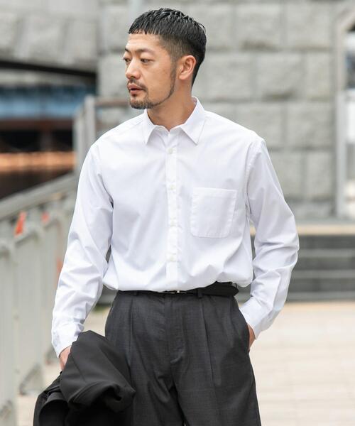 URBAN RESEARCH ROSSO MEN(アーバンリサーチロッソメン)の「『防シワ/防臭』アーバンリラックスブロードシャツ(シャツ/ブラウス・メンズ・ホワイト/カーキ/ライトブルー/チャコールグレー/ブルー/ネイビー・X-LARGE/LARGE/MEDIUM/SMALL)」の9枚目の写真