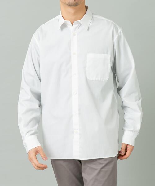 URBAN RESEARCH ROSSO MEN(アーバンリサーチロッソメン)の「『防シワ/防臭』アーバンリラックスブロードシャツ(シャツ/ブラウス・メンズ・ホワイト/カーキ/ライトブルー/チャコールグレー/ブルー/ネイビー・X-LARGE/LARGE/MEDIUM/SMALL)」の11枚目の写真