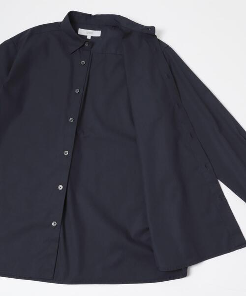 URBAN RESEARCH ROSSO MEN(アーバンリサーチロッソメン)の「『防シワ/防臭』アーバンリラックスブロードシャツ(シャツ/ブラウス・メンズ・ホワイト/カーキ/ライトブルー/チャコールグレー/ブルー/ネイビー/ブラウン/ストライプ・X-LARGE/LARGE/MEDIUM/SMALL)」の12枚目の写真