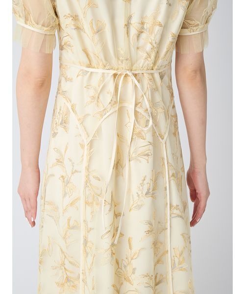 LILY BROWN(リリーブラウン)の「パネルラインエンブロイダリ―ドレス(ドレス・レディース・ブラック/グリーン/イエロー・0/1)」の12枚目の写真