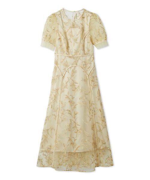 LILY BROWN(リリーブラウン)の「パネルラインエンブロイダリ―ドレス(ドレス・レディース・ブラック/グリーン/イエロー・0/1)」の15枚目の写真