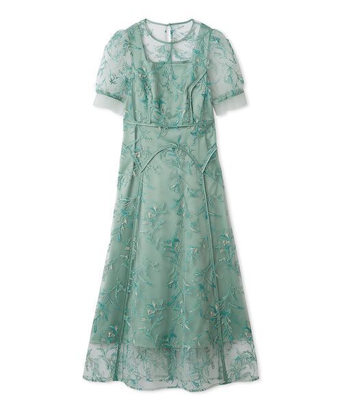 LILY BROWN(リリーブラウン)の「パネルラインエンブロイダリ―ドレス(ドレス・レディース・ブラック/グリーン/イエロー・0/1)」の16枚目の写真