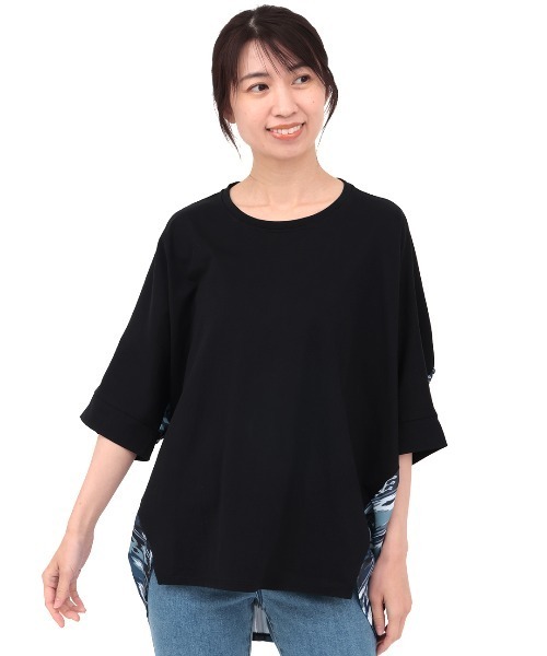 チチカカ(チチカカ)の「バックギャザードルマンプルオーバー(Tシャツ/カットソー・レディース・ベージュ/グリーン/ブラック・FREE)」の13枚目の写真