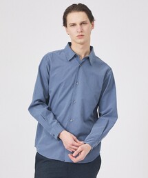 ABAHOUSE GRAY（アバハウスグレイ）の「【リラックスフィット】ピーチサテン レギュラーカラーシャツ（シャツ/ブラウス）」