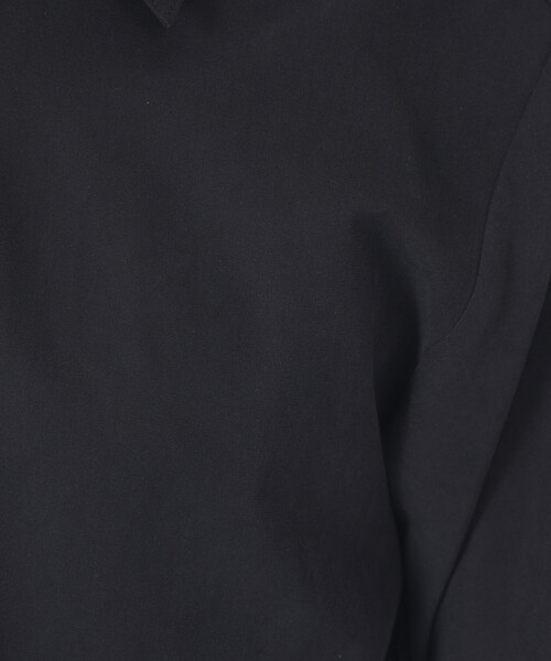 ABAHOUSE GRAY（アバハウスグレイ）の「【リラックスフィット】ピーチサテン レギュラーカラーシャツ（シャツ/ブラウス・メンズ・ブラック/モカ/グレイッシュベージュ/イエロー/グレイッシュブルー・50/48/46）」の7枚目の写真