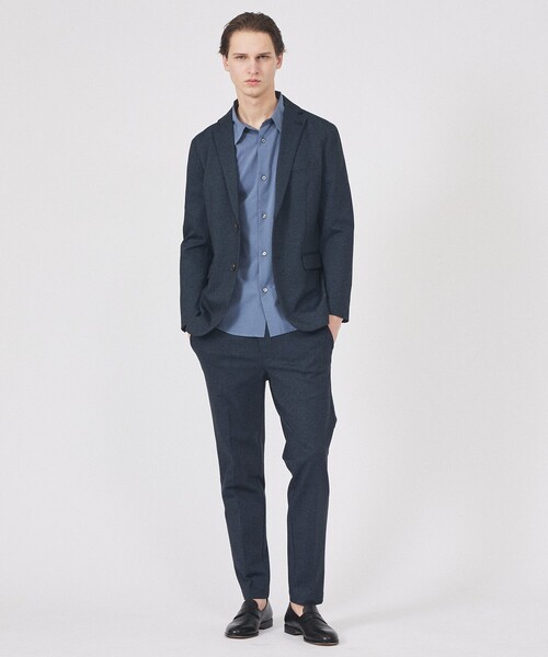 ABAHOUSE GRAY（アバハウスグレイ）の「【リラックスフィット】ピーチサテン レギュラーカラーシャツ（シャツ/ブラウス・メンズ・ブラック/モカ/グレイッシュベージュ/イエロー/グレイッシュブルー・50/48/46）」の18枚目の写真