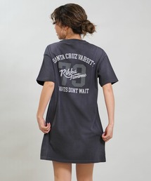 RIKKA FEMME/リッカファム 半袖 Tシャツ ワンピース Tシャツワンピ バックプリント RF6S-2105