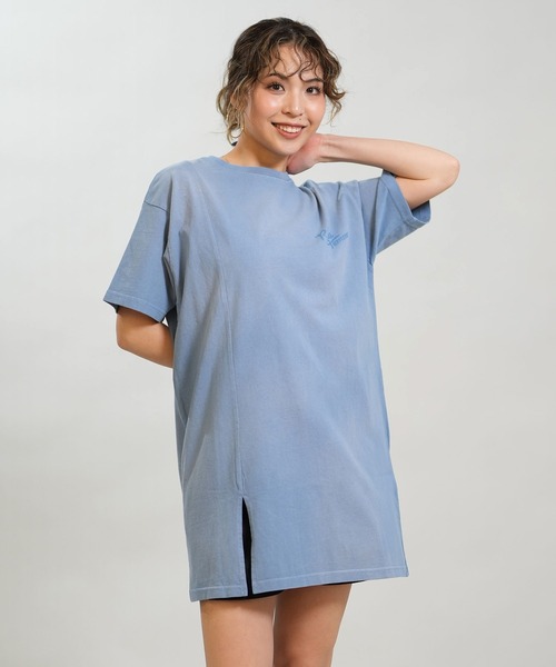 RIKKA FEMME(リッカファム)の「RIKKA FEMME/リッカファム 半袖 Tシャツ ワンピース Tシャツワンピ バックプリント RF6S-2105(Tシャツ/カットソー・レディース・ライトブルー/ピンク/グレー・FREE)」の18枚目の写真