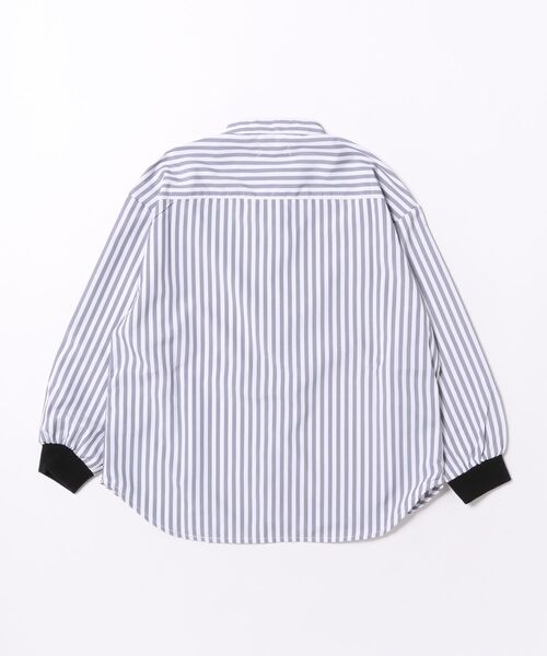 GENERATOR(ジェネレーター)の「GENERATOR/ジェネレーター ストライプシャツ(シャツ/ブラウス・キッズ・グレー/ブラック・M/L/XL)」の14枚目の写真