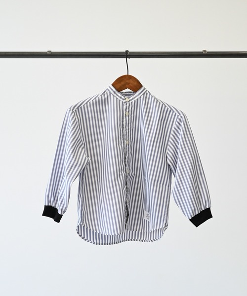 GENERATOR(ジェネレーター)の「GENERATOR/ジェネレーター ストライプシャツ(シャツ/ブラウス・キッズ・グレー/ブラック・M/L/XL)」の7枚目の写真