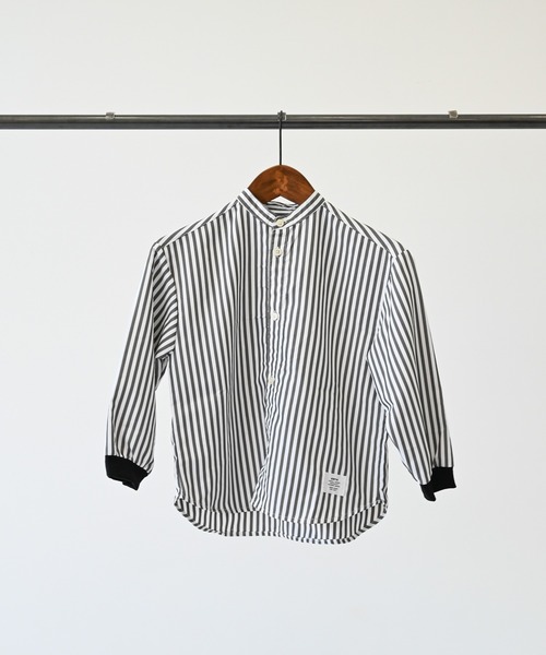 GENERATOR(ジェネレーター)の「GENERATOR/ジェネレーター ストライプシャツ(シャツ/ブラウス・キッズ・グレー/ブラック・M/L/XL)」の9枚目の写真