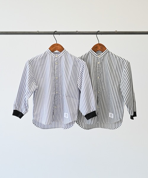 GENERATOR(ジェネレーター)の「GENERATOR/ジェネレーター ストライプシャツ(シャツ/ブラウス・キッズ・グレー/ブラック・M/L/XL)」の12枚目の写真