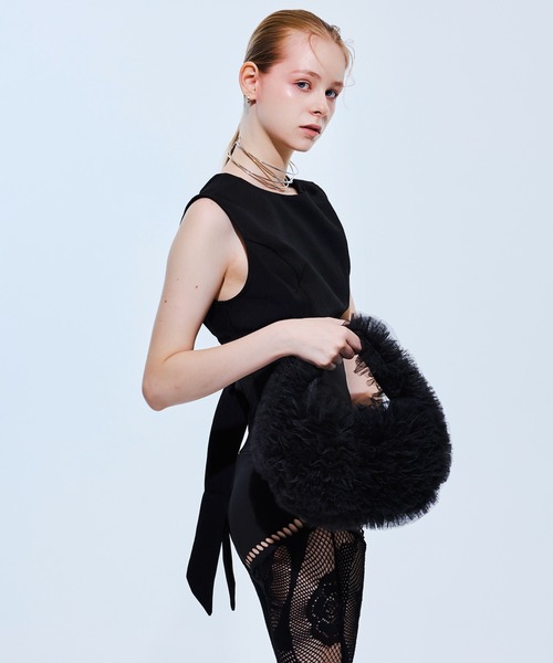 HELOYSE（エロイーズ）の「POODLE TOY（ハンドバッグ・レディース・ブラウン/レッド/ブラック/マルチ・FREE）」の2枚目の写真