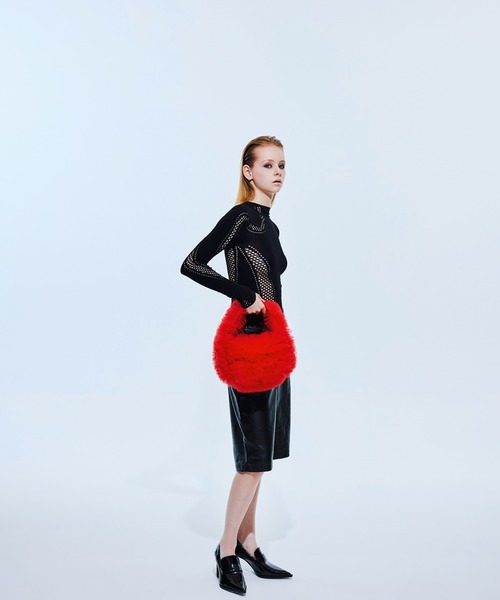 HELOYSE（エロイーズ）の「POODLE TOY（ハンドバッグ・レディース・ブラウン/レッド/ブラック/マルチ・FREE）」の11枚目の写真