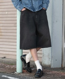 WEGO | WEGO/【26年春夏新作】スーパーバギーデニムショーツ(デニムパンツ)