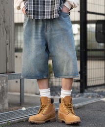 WEGO | WEGO/【26年春夏新作】スーパーバギーデニムショーツ(デニムパンツ)