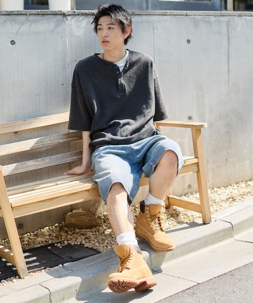 WEGO(ウィゴー)の「WEGO/【26年春夏新作】スーパーバギーデニムショーツ(デニムパンツ・メンズ・インディゴブルー/コバルトブルー/ブラック系3/ブラック系その他4・SMALL/LARGE/MEDIUM)」の16枚目の写真